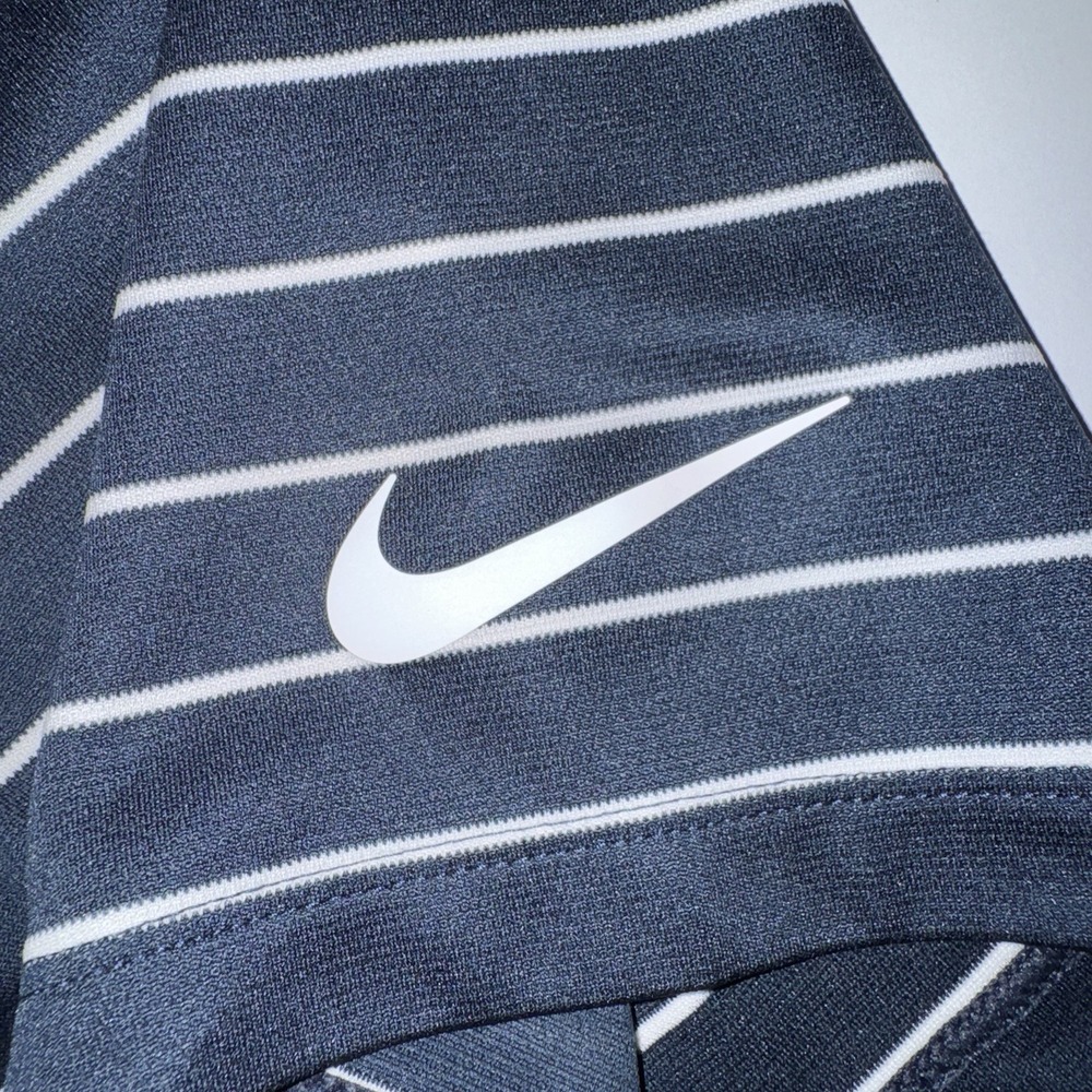 Men's 2XL Nike Tennessee Titans NFL Dri-FIT Striped Polo Shirt Blue White - Picture 5 of 6